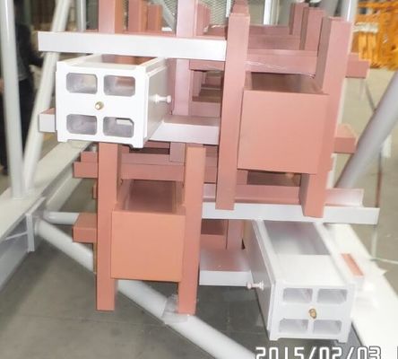 Χάλυβα Εποξική Ζωγραφική Εγκατάστασης Γωνιών Για Comedil Tower Crane