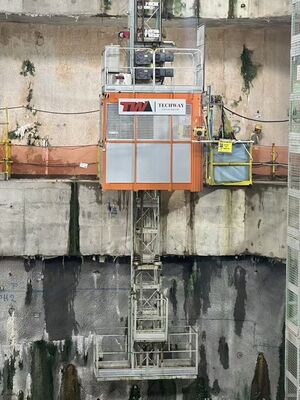 Q345B Ατσάλινα 1000kg υλικά ράφι και ανελκυστήρας για σήραγγα