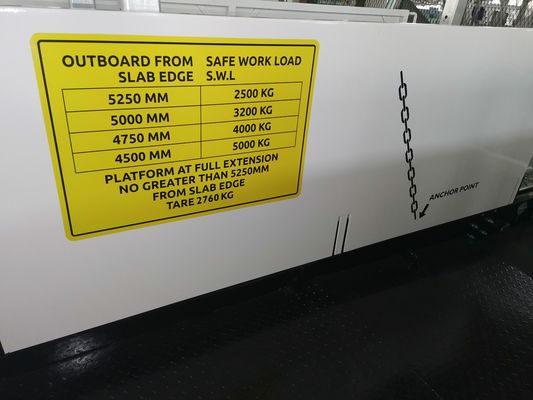 πλατφόρμες εισελκόμενο Superdeck MLP4200 φόρτωσης κατασκευής πλάτους 4200mm