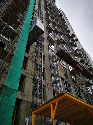 Πλήρως αυτοματοποιημένο ανελκυστήρα ανελκυστήρα κατασκευής, 75kW ανελκυστήρα ανελκυστήρα κτιρίου
