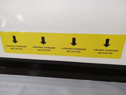 2600mm Πλατφόρμα φόρτωσης κτιρίων, Πλατφόρμα φόρτωσης γερανού 5t