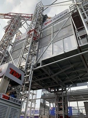 Δίδυμο μίσθο SC800 Σωστήρα οικοδομής, 8 τόνων υλικού ανύψωσης