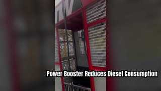 Το Power Booster βοηθά στη μείωση έως και 70% της κατανάλωσης ντίζελ για τον κατασκευαστικό σας εξοπλισμό